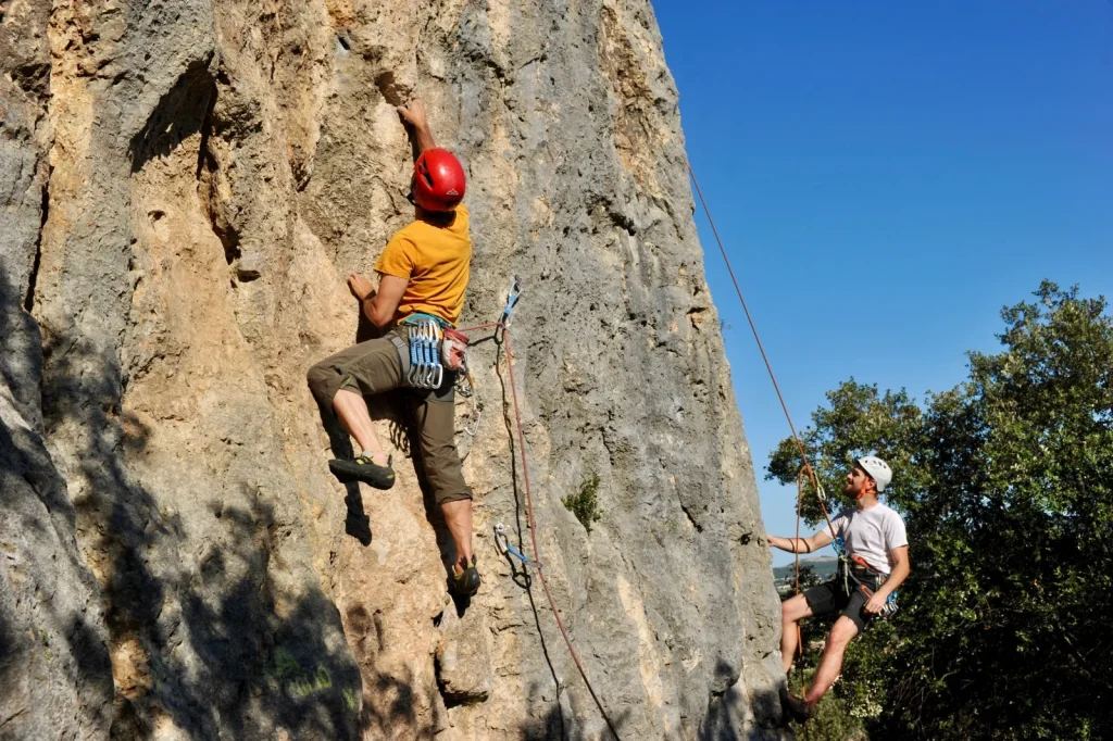 escalade rochefort-du-gard