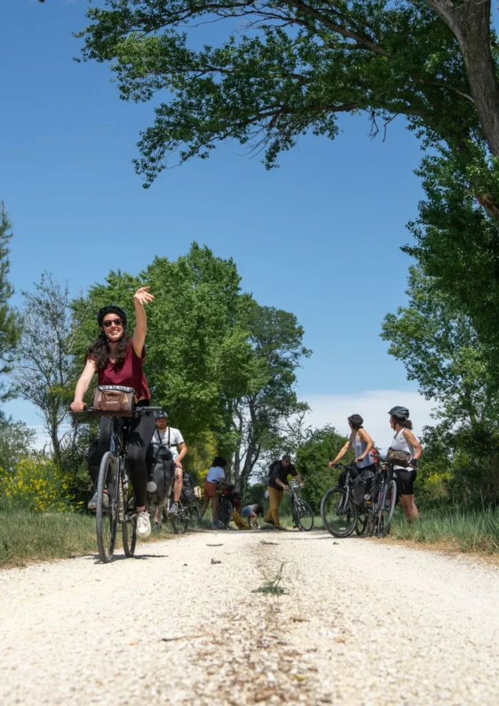 Micro aventure vélo du pont d'Avignon au Pont du Gard