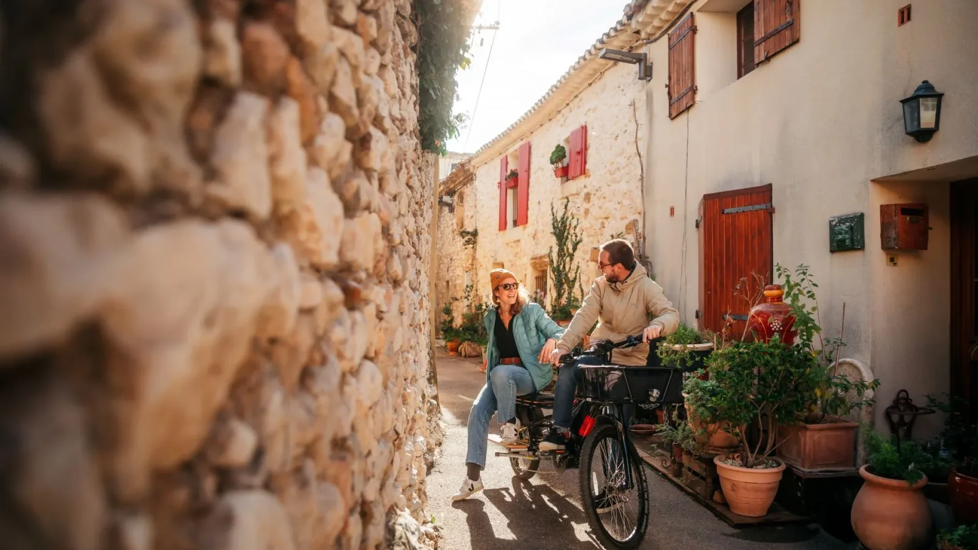 balade vélo avignon automne