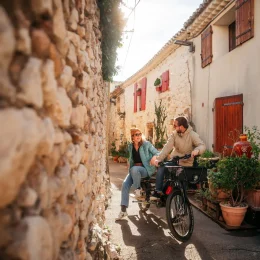 balade vélo avignon automne