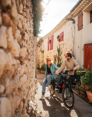 balade vélo avignon automne